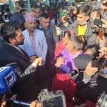 रूबी खानलाई भेट्न माइतीघर जाँदै गृहमन्त्री रवि लामिछाने