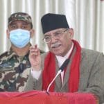 सिंहदरबारमा प्रधानमन्त्री प्रचण्ड र माधव नेपालबीच भेटवार्ता
