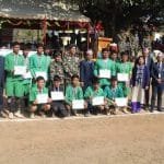 नेपाली कांग्रेसद्वारा आगलागि पिडित राम सिंलाइ घर निर्माण सामग्री हस्तान्तरण