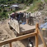 बबई नदीमा पक्की पुल निर्माण